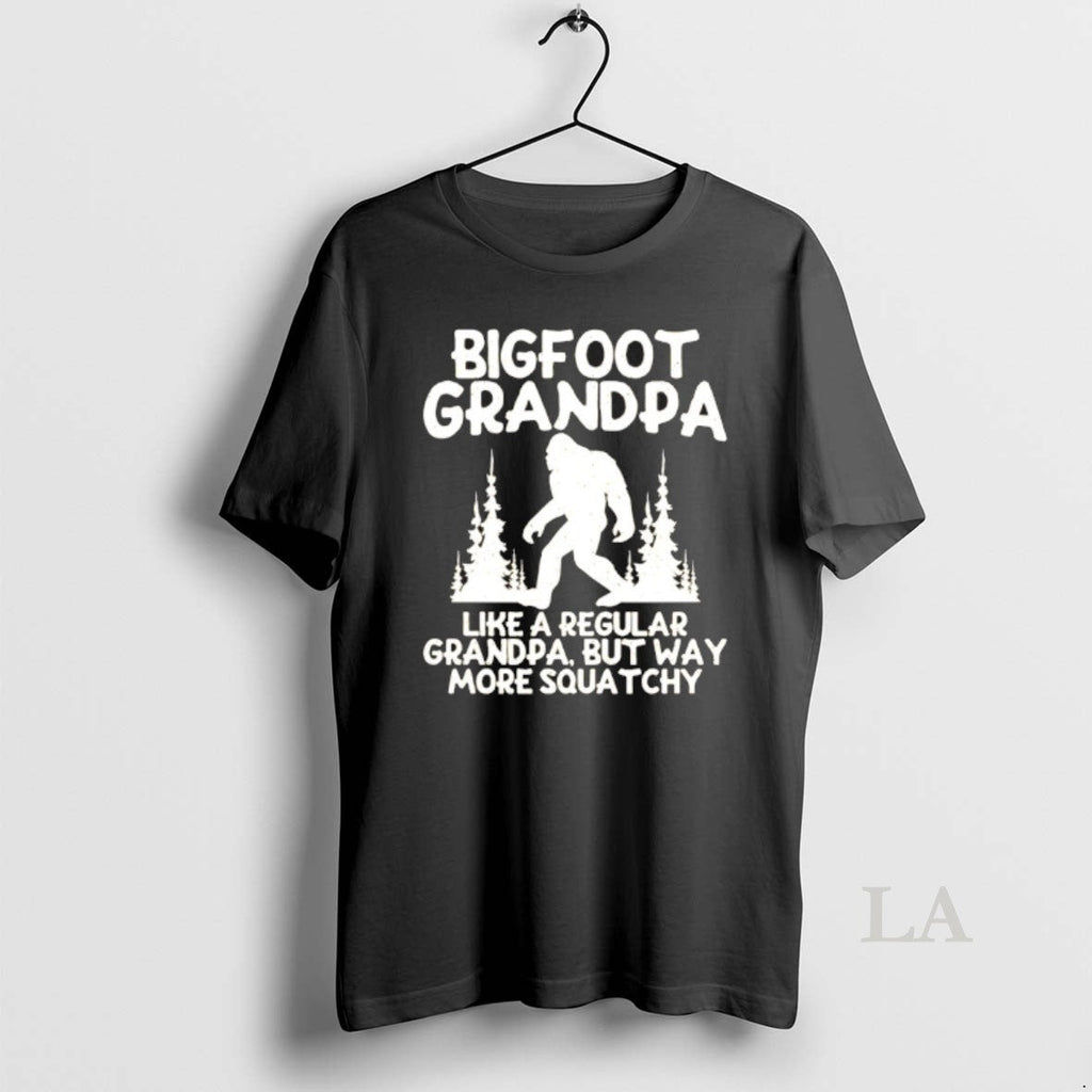 Original Bigfoot Grandpa Like A Regular Grandpa But Way More Squatchy Unisex T-shirt, Sweatshirt, Hoodie, Long Sleeve Tee - T-Shirt, Sweatshirt, Hoodie