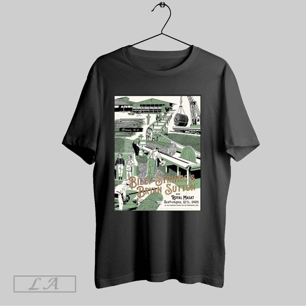 Original Billy Strings And Bryan Sutton With Royal Masat Boone North Carolina Night 2 At Unisex T-shirt, Sweatshirt, Hoodie, Long Sleeve Tee - T-Shirt, Sweatshirt, Hoodie