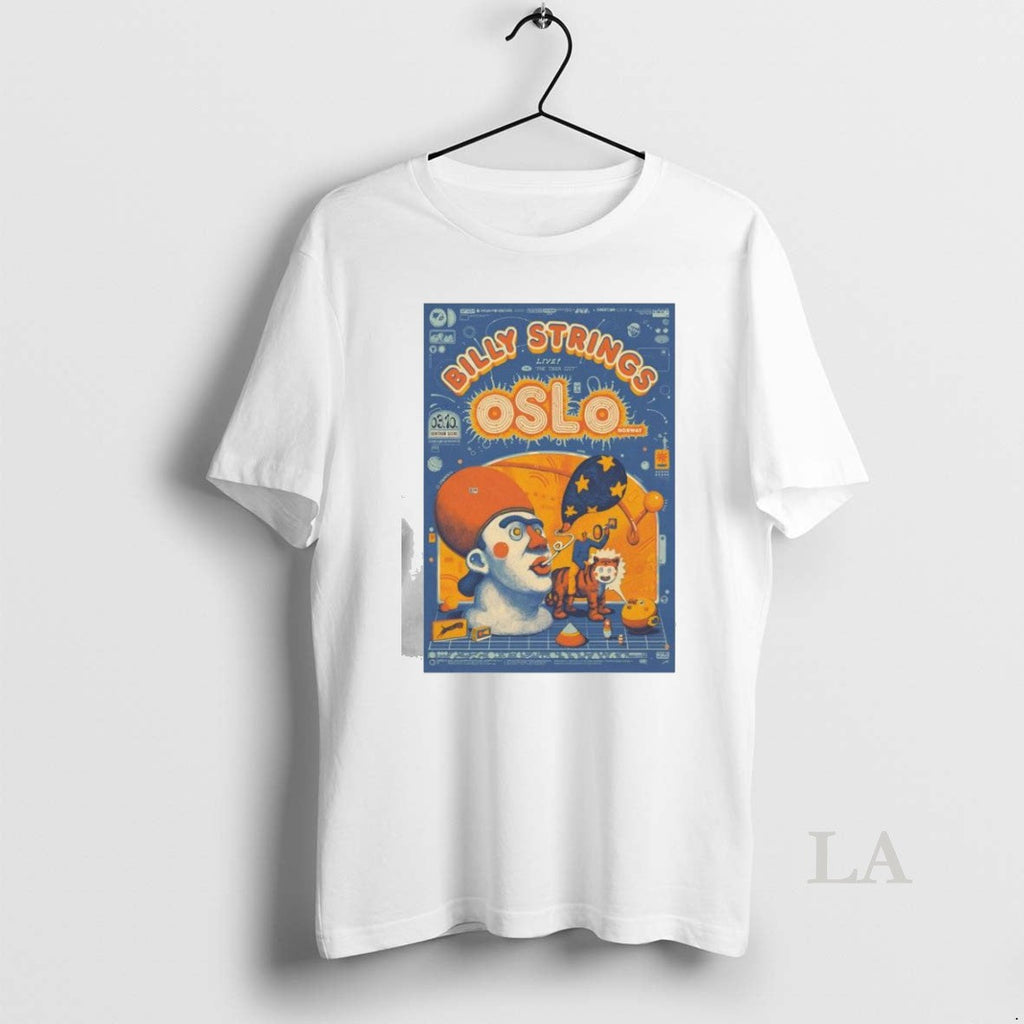 Original Billy Strings Sentrum Scene In Oslo No October 3 2025 Unisex T-shirt, Sweatshirt, Hoodie, Long Sleeve Tee - T-Shirt, Sweatshirt, Hoodie
