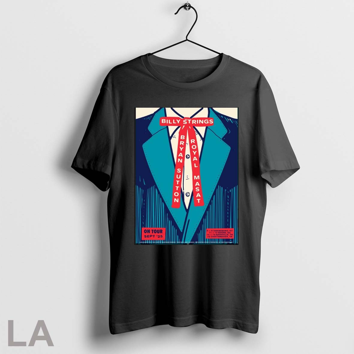 Original Billy Strings And Bryan Sutton With Royal Masat On Tour September 2025 11 12 Unisex T-shirt, Sweatshirt, Hoodie, Long Sleeve Tee - T-Shirt, Sweatshirt, Hoodie
