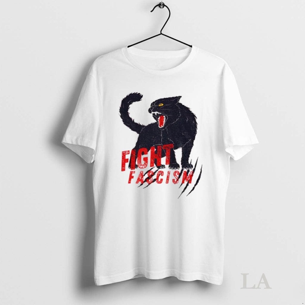 Original Black Cat Fight Fascism Antifascism Anti Fascism Unisex T-shirt, Sweatshirt, Hoodie, Long Sleeve Tee - T-Shirt, Sweatshirt, Hoodie