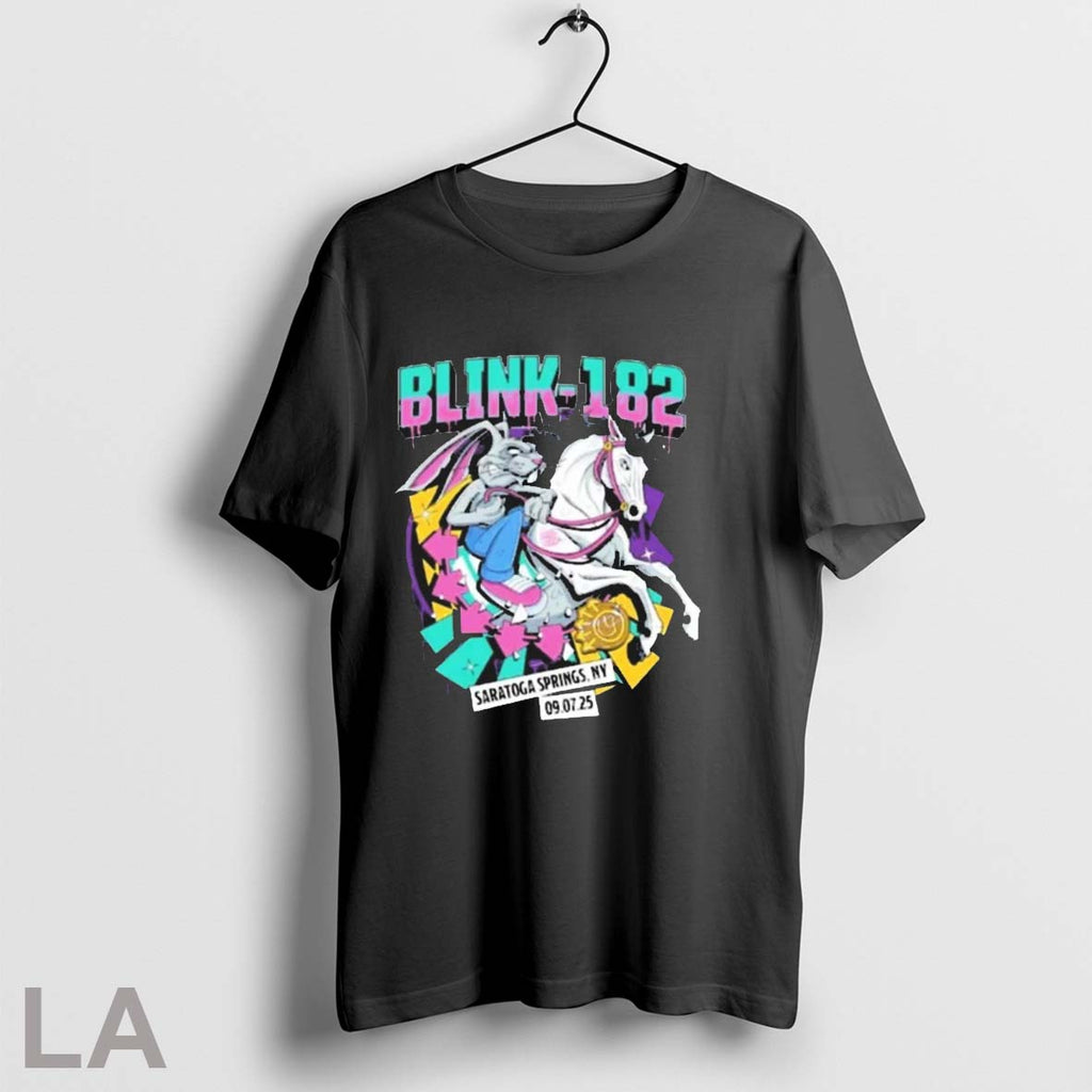 Original Blink 182 Broadview Stage At Saratoga Springs Ny On September 7 2025 Unisex T-shirt, Sweatshirt, Hoodie, Long Sleeve Tee - T-Shirt, Sweatshirt, Hoodie