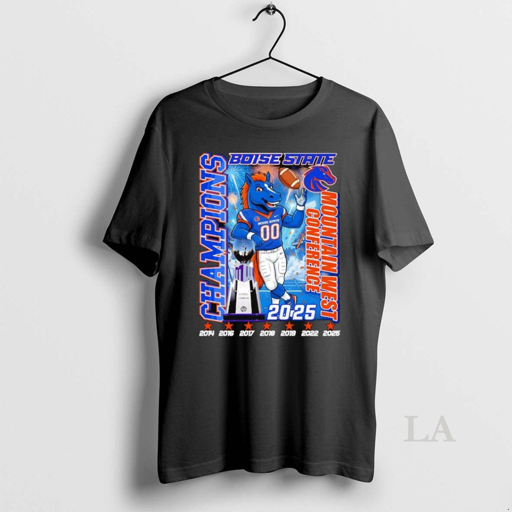 Original Boise State Broncos 2025 Mountain West Conference Champions T-Shirts, Hoodie, Sweatshirt - T-Shirt, Sweatshirt, Hoodie