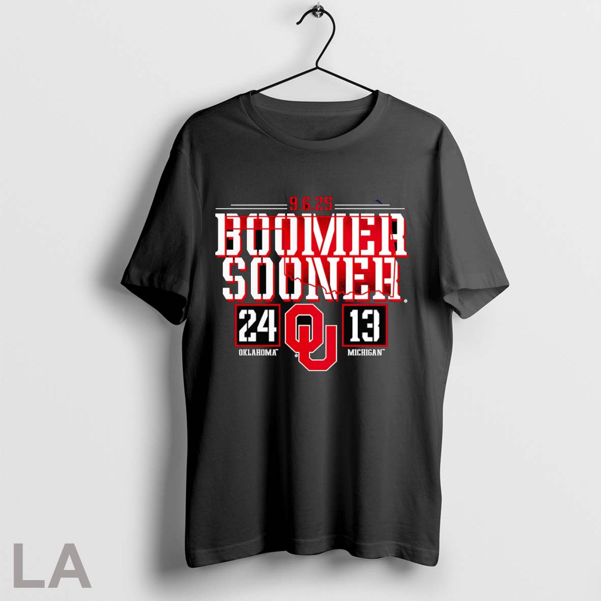 Original Boomer Sooner Oklahoma Sooners Vs Michigan Wolverines 2025 Score Unisex T-shirt, Sweatshirt, Hoodie, Long Sleeve Tee - T-Shirt, Sweatshirt, Hoodie
