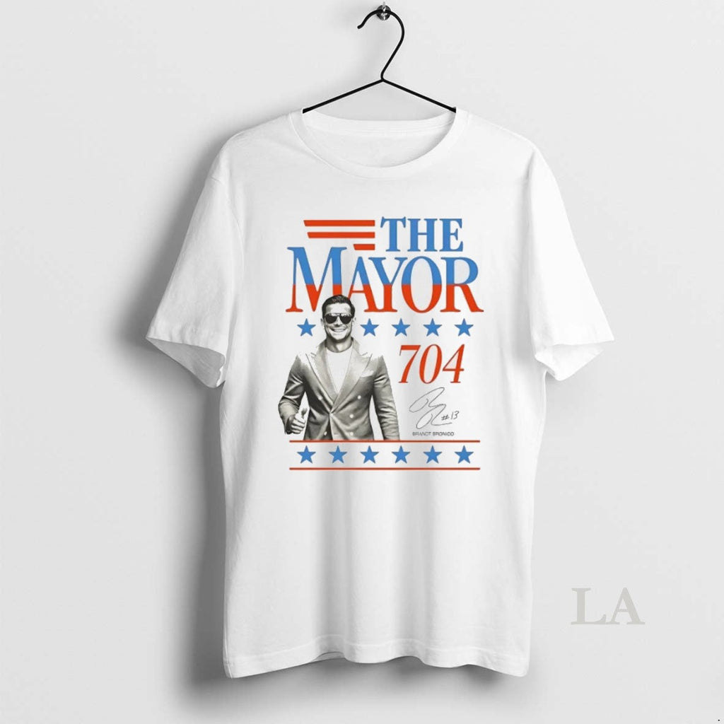 Original Brandt Bronico The Mayor 2025 Unisex T-shirt, Sweatshirt, Hoodie, Long Sleeve Tee - T-Shirt, Sweatshirt, Hoodie
