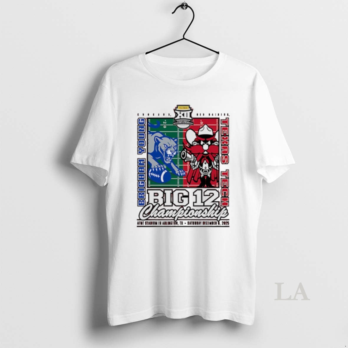 Original Brigham Young Vs Texas Tech Red Raiders 2025 Big 12 Championship Mascot Matchup T-Shirts, Hoodie, Sweatshirt - T-Shirt, Sweatshirt, Hoodie