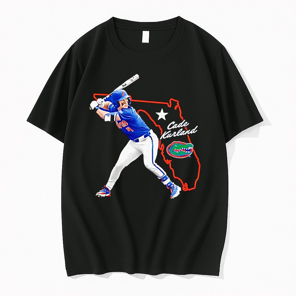 Original Cade Kurland Florida Gators Mens College Baseball Ncaa Cade Kurland Black Tshirts - T-Shirt, Sweatshirt, Hoodie