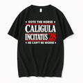 Original Caligula Incitatus 2028 Vote The Horse He Cant Be Worse Political Tshirts Unisex T-shirt, Sweatshirt, Hoodie, Long Sleeve Tee - T-Shirt, Sweatshirt, Hoodie