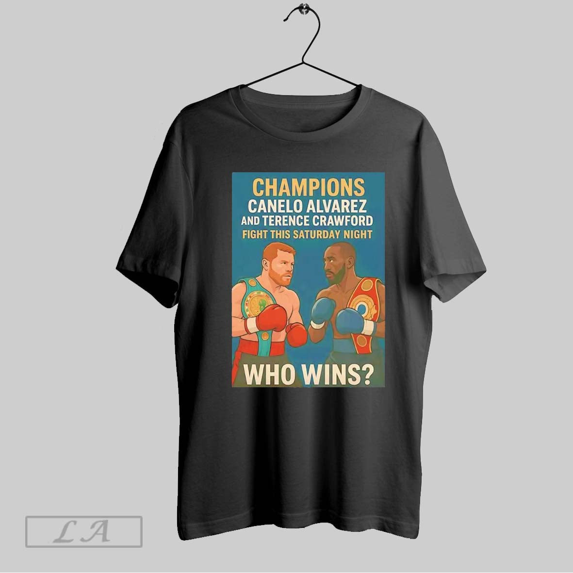 Original Canelo Alvarez Vs Terence Crawford Allegiant Stadium Las Vegas Who Wins Unisex T-shirt, Sweatshirt, Hoodie, Long Sleeve Tee - T-Shirt, Sweatshirt, Hoodie