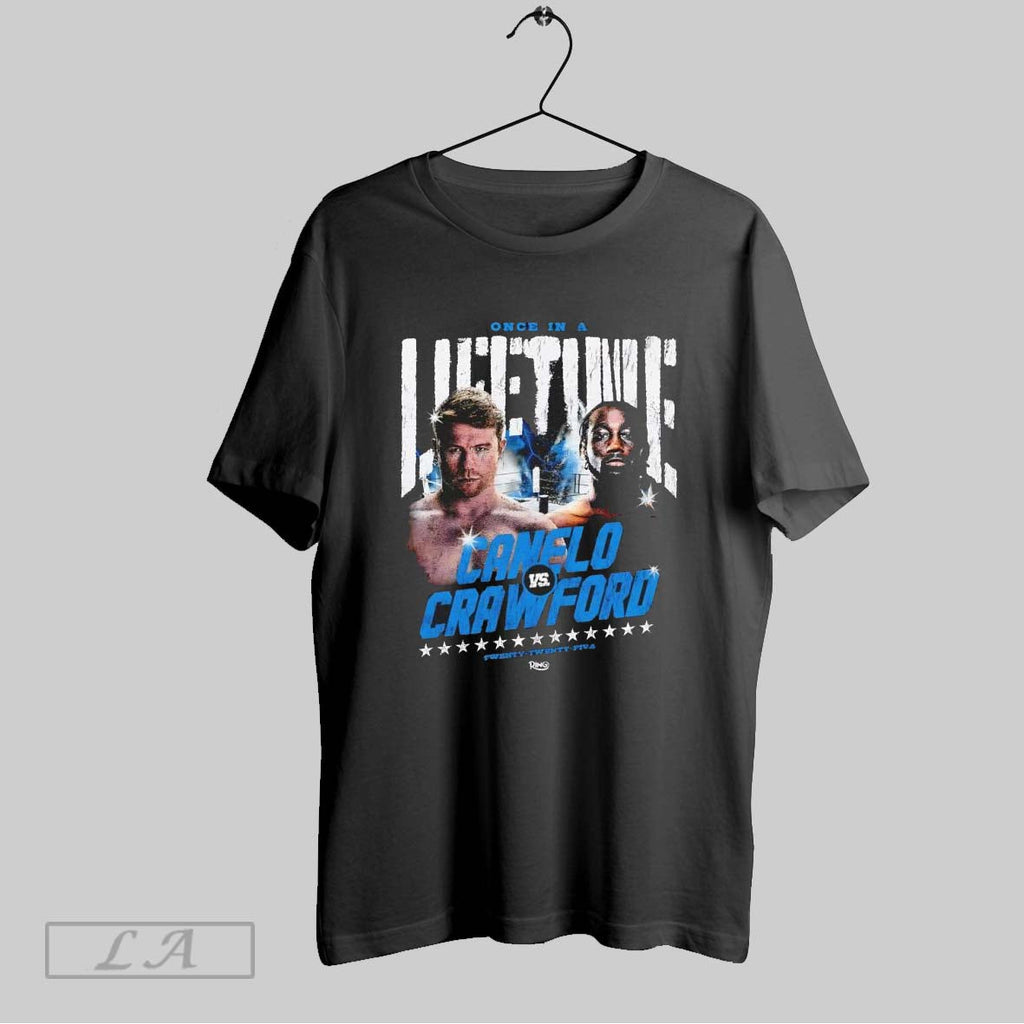 Original Canelo Vs Crawford Once In A Lifetime Las Vegas Twenty Twenty Five Vintage Unisex T-shirt, Sweatshirt, Hoodie, Long Sleeve Tee - T-Shirt, Sweatshirt, Hoodie