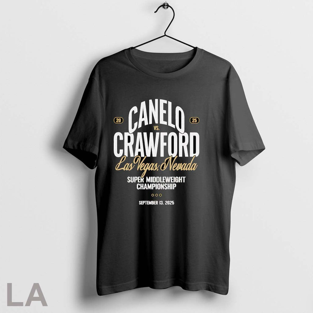 Original Canelo Vs Crawford Super Middleweight Championship Unisex T-shirt, Sweatshirt, Hoodie, Long Sleeve Tee - T-Shirt, Sweatshirt, Hoodie
