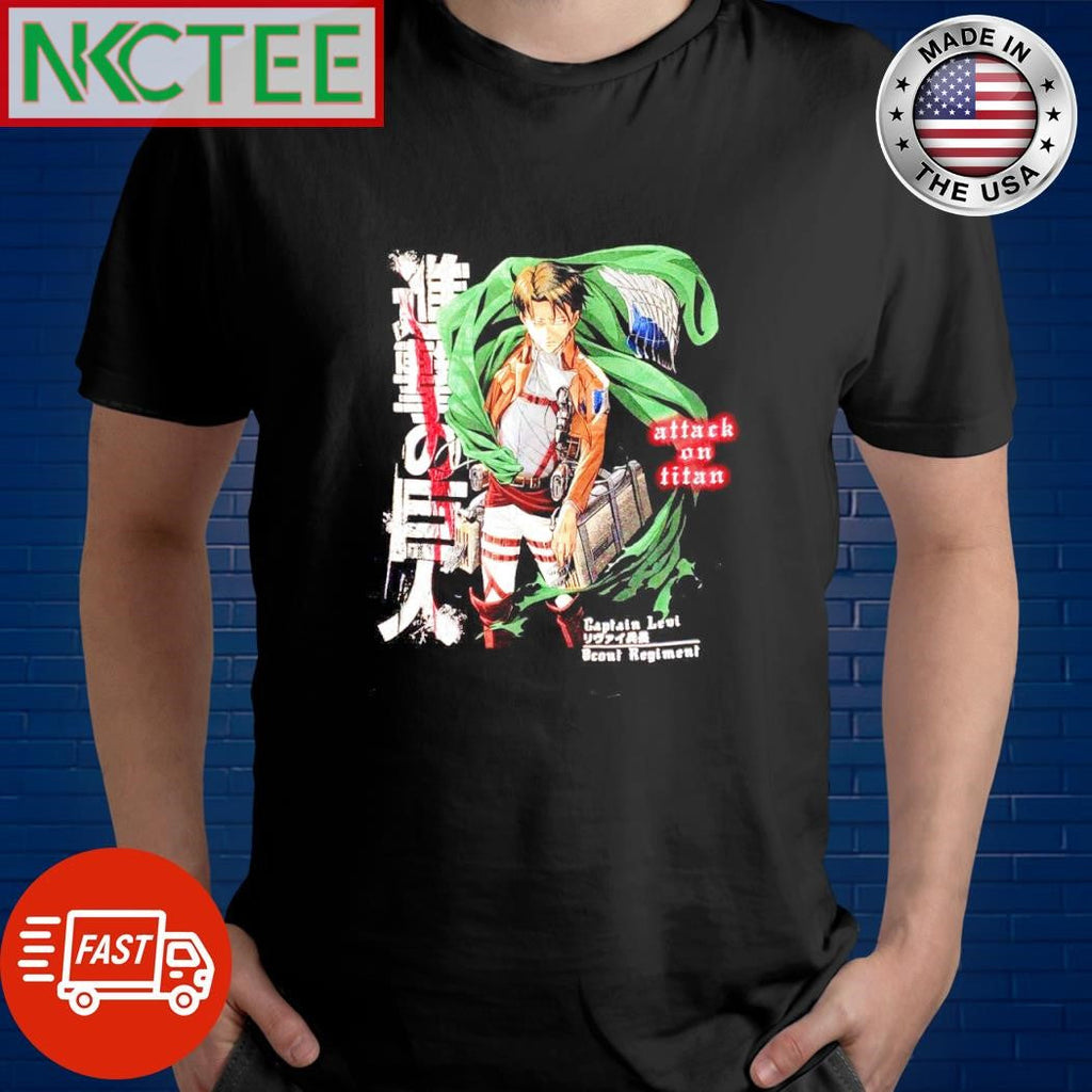 Original Captain Levi clearance Attack on Titan shirt Unisex T-shirt, Sweatshirt, Hoodie, Long Sleeve Tee - T-Shirt, Sweatshirt, Hoodie