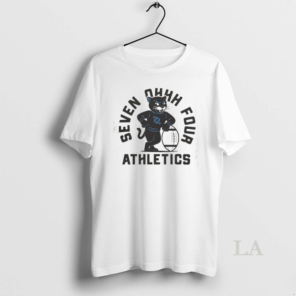 Original Carolina Panthers Football Seven Ohhh Four Athletics Unisex T-shirt, Sweatshirt, Hoodie, Long Sleeve Tee - T-Shirt, Sweatshirt, Hoodie