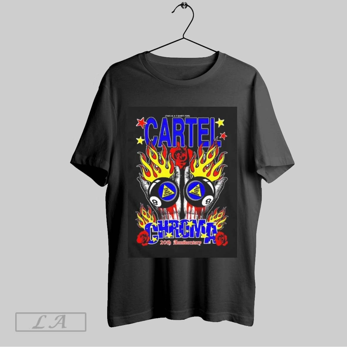 Original Cartel X Double Wonderful Chroma 20th Anniversary Unisex T-shirt, Sweatshirt, Hoodie, Long Sleeve Tee - T-Shirt, Sweatshirt, Hoodie
