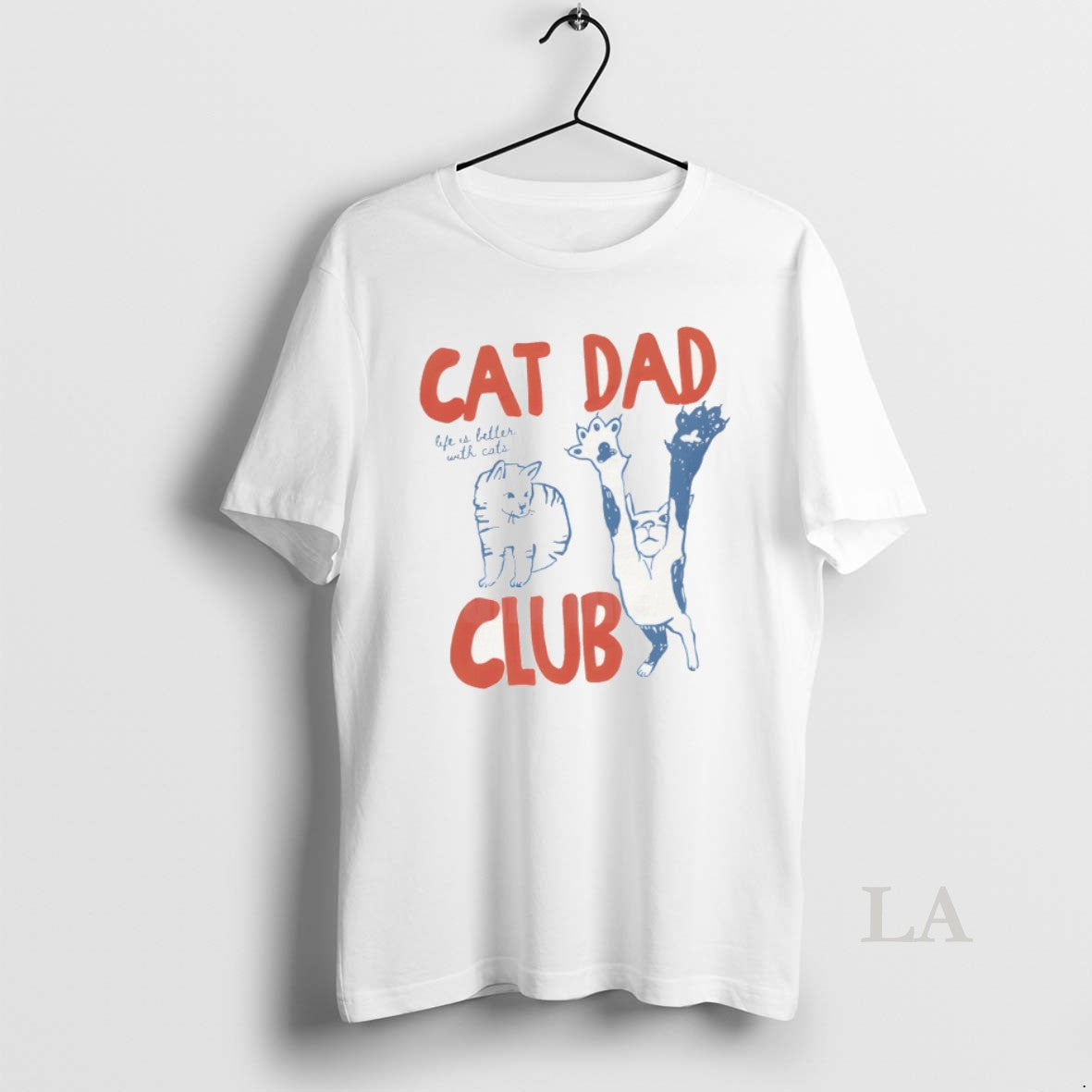 Original Cat Dad Club Fathers Day Unisex T-shirt, Sweatshirt, Hoodie, Long Sleeve Tee - T-Shirt, Sweatshirt, Hoodie
