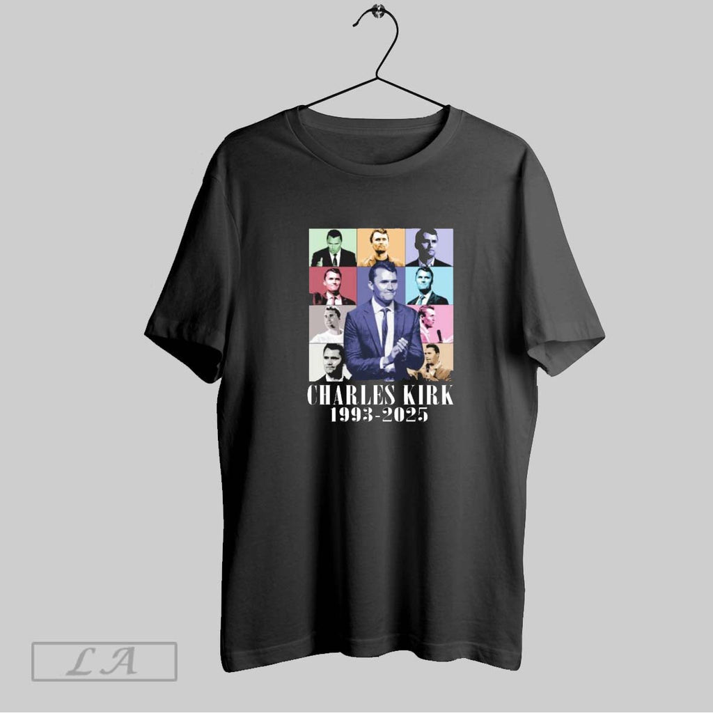Original Charlie Kirk 1993 2025 Eras Tour Unisex T-shirt, Sweatshirt, Hoodie, Long Sleeve Tee - T-Shirt, Sweatshirt, Hoodie