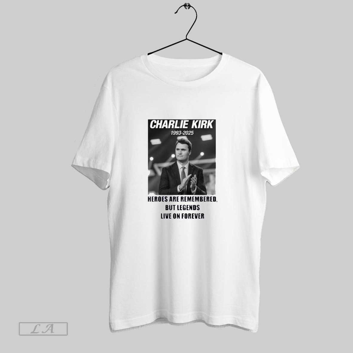 Original Charlie Kirk 1993 2025 Heroes Are Remembered But Legends Unisex T-shirt, Sweatshirt, Hoodie, Long Sleeve Tee - T-Shirt, Sweatshirt, Hoodie