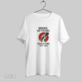 Original Charlie Kirk 1993 2025 Voices Not Violence Unisex T-shirt, Sweatshirt, Hoodie, Long Sleeve Tee - T-Shirt, Sweatshirt, Hoodie