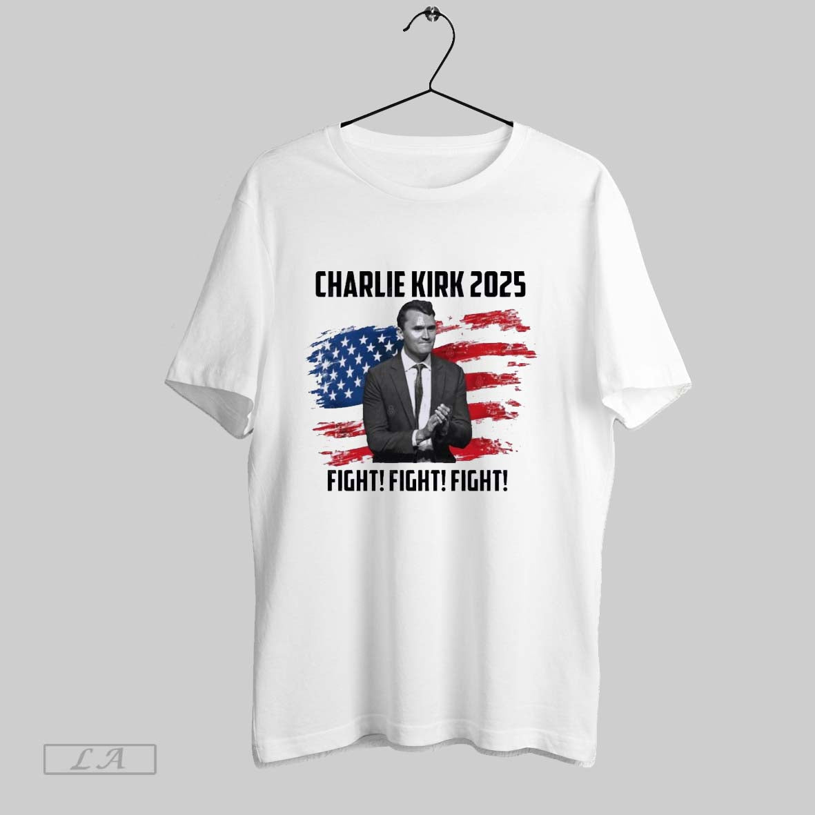Original Charlie Kirk 2025 Fight Fight Fight Unisex T-shirt, Sweatshirt, Hoodie, Long Sleeve Tee - T-Shirt, Sweatshirt, Hoodie