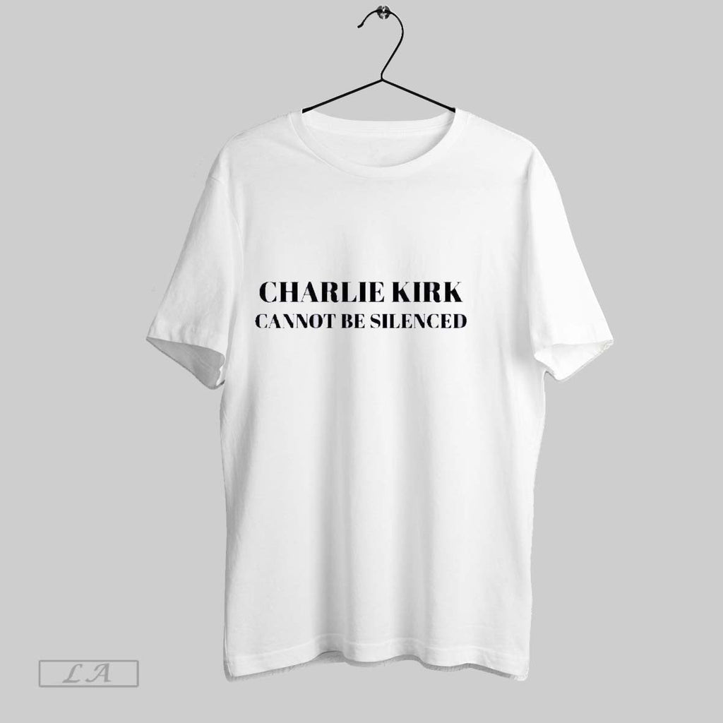 Original Charlie Kirk Cannot Be Silenced Unisex T-shirt, Sweatshirt, Hoodie, Long Sleeve Tee - T-Shirt, Sweatshirt, Hoodie