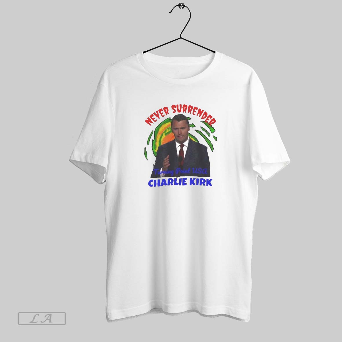 Original Charlie Kirk Never Surrender Rip Unisex T-shirt, Sweatshirt, Hoodie, Long Sleeve Tee - T-Shirt, Sweatshirt, Hoodie