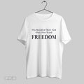 Original Charlie Kirk Said Only One Word Freedom Unisex T-shirt, Sweatshirt, Hoodie, Long Sleeve Tee - T-Shirt, Sweatshirt, Hoodie