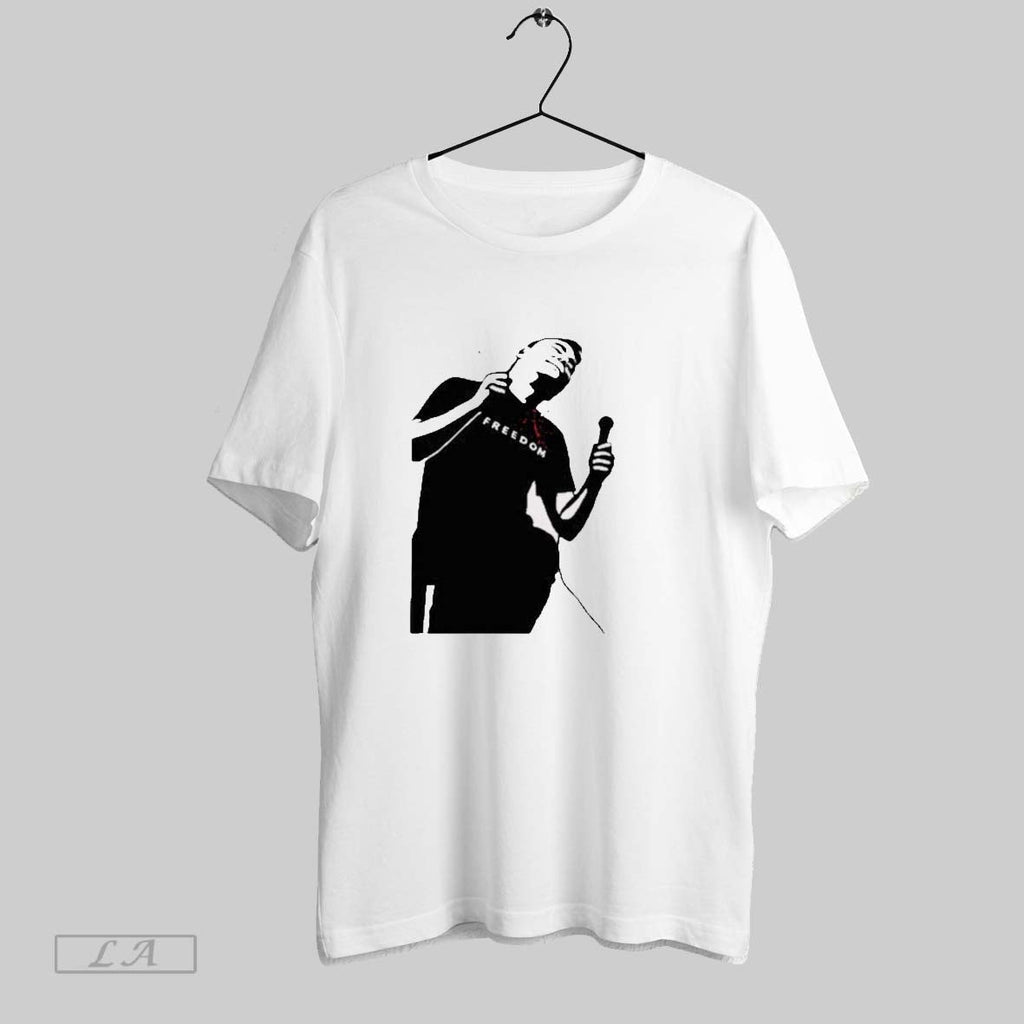 Original Charlie Kirk Shot Freedom At Utah Valley University 2025 Unisex T-shirt, Sweatshirt, Hoodie, Long Sleeve Tee - T-Shirt, Sweatshirt, Hoodie