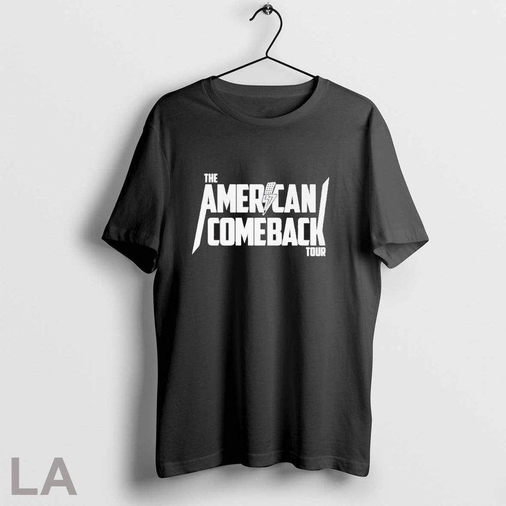 Original Charlie Kirk The American Comeback Tour Unisex T-shirt, Sweatshirt, Hoodie, Long Sleeve Tee - T-Shirt, Sweatshirt, Hoodie