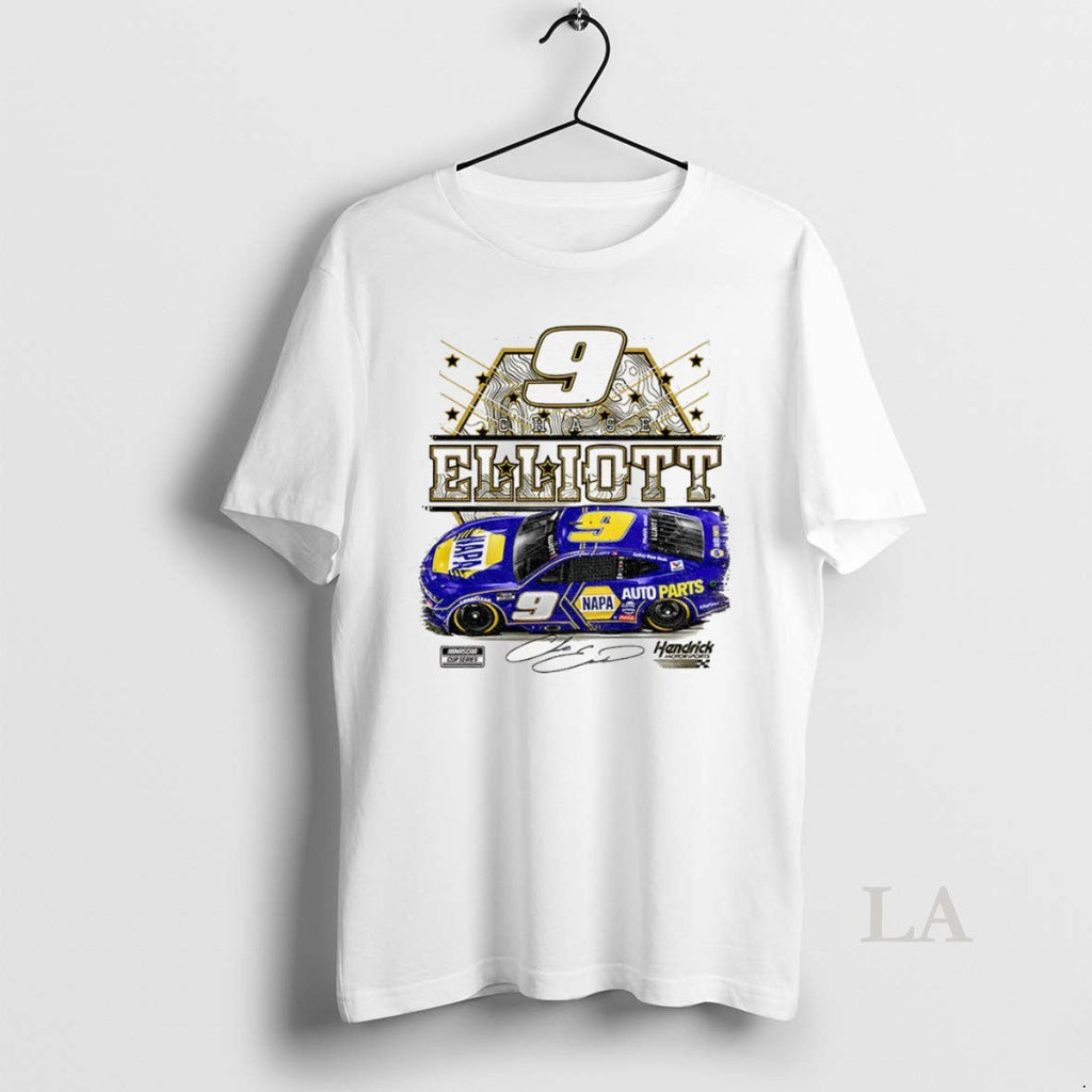 Original Chase Elliott 9 Hendrick Motorsports Napa Auto Parts Car Racing Logo Signature Unisex T-shirt, Sweatshirt, Hoodie, Long Sleeve Tee - T-Shirt, Sweatshirt, Hoodie