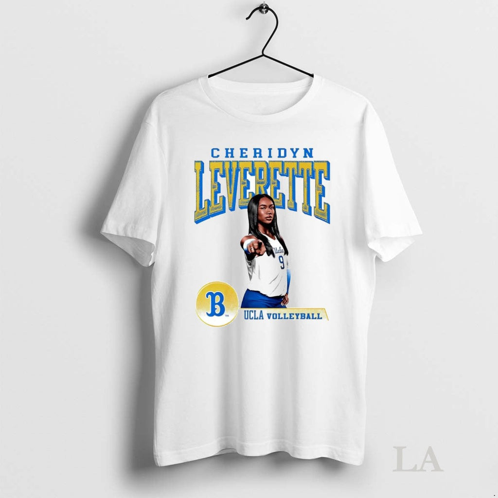 Original Cheridyn Leverette Cartoon Portrait Ucla Volleyball Unisex T-shirt, Sweatshirt, Hoodie, Long Sleeve Tee - T-Shirt, Sweatshirt, Hoodie