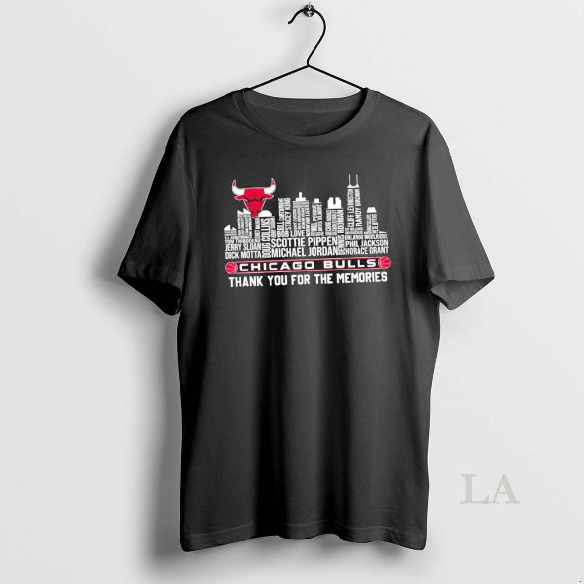 Original Chicago Bulls Basketball All Names City Thank You For The Memories Skyline Unisex T-shirt, Sweatshirt, Hoodie, Long Sleeve Tee - T-Shirt, Sweatshirt, Hoodie