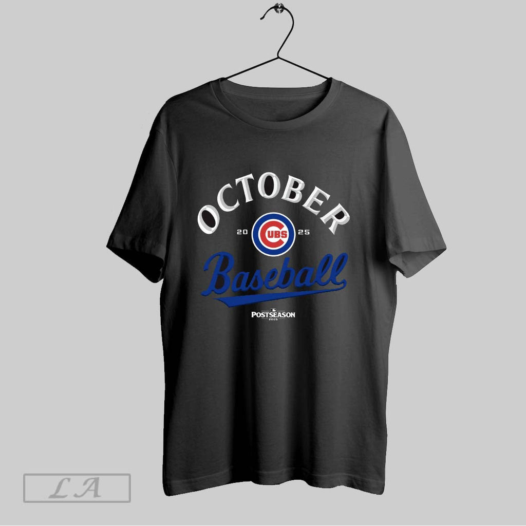 Original Chicago Cubs 2025 Mlb Postseason October Baseball Postseason Locker Room Unisex T-shirt, Sweatshirt, Hoodie, Long Sleeve Tee - T-Shirt, Sweatshirt, Hoodie