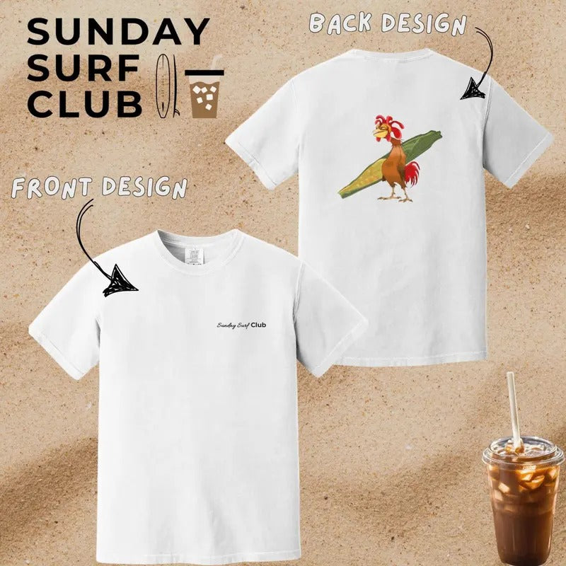 Original Chicken Joe Beach Shirt Shirt Comfort Colors Surf Shirt Back Fun Summer Vacation T-Shirts, Hoodie, Sweatshirt - T-Shirt, Sweatshirt, Hoodie