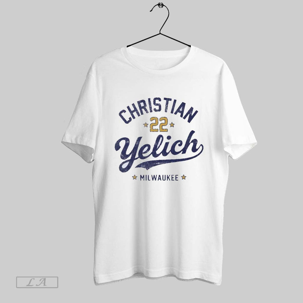 Original Christian Yelich Classic Text Unisex T-shirt, Sweatshirt, Hoodie, Long Sleeve Tee - T-Shirt, Sweatshirt, Hoodie