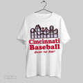 Original Cincinnati Baseball Roller Coaster Enjoy The Ride Unisex T-shirt, Sweatshirt, Hoodie, Long Sleeve Tee - T-Shirt, Sweatshirt, Hoodie