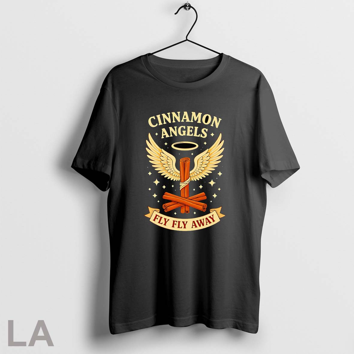Original Cinnamon Angels Fly Fly Away Unisex T-shirt, Sweatshirt, Hoodie, Long Sleeve Tee - T-Shirt, Sweatshirt, Hoodie