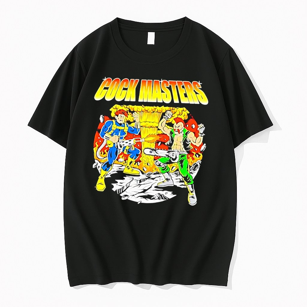Original Cock Masters Classic Cartoon Black Tshirts Jpg Unisex T-shirt, Sweatshirt, Hoodie, Long Sleeve Tee - T-Shirt, Sweatshirt, Hoodie