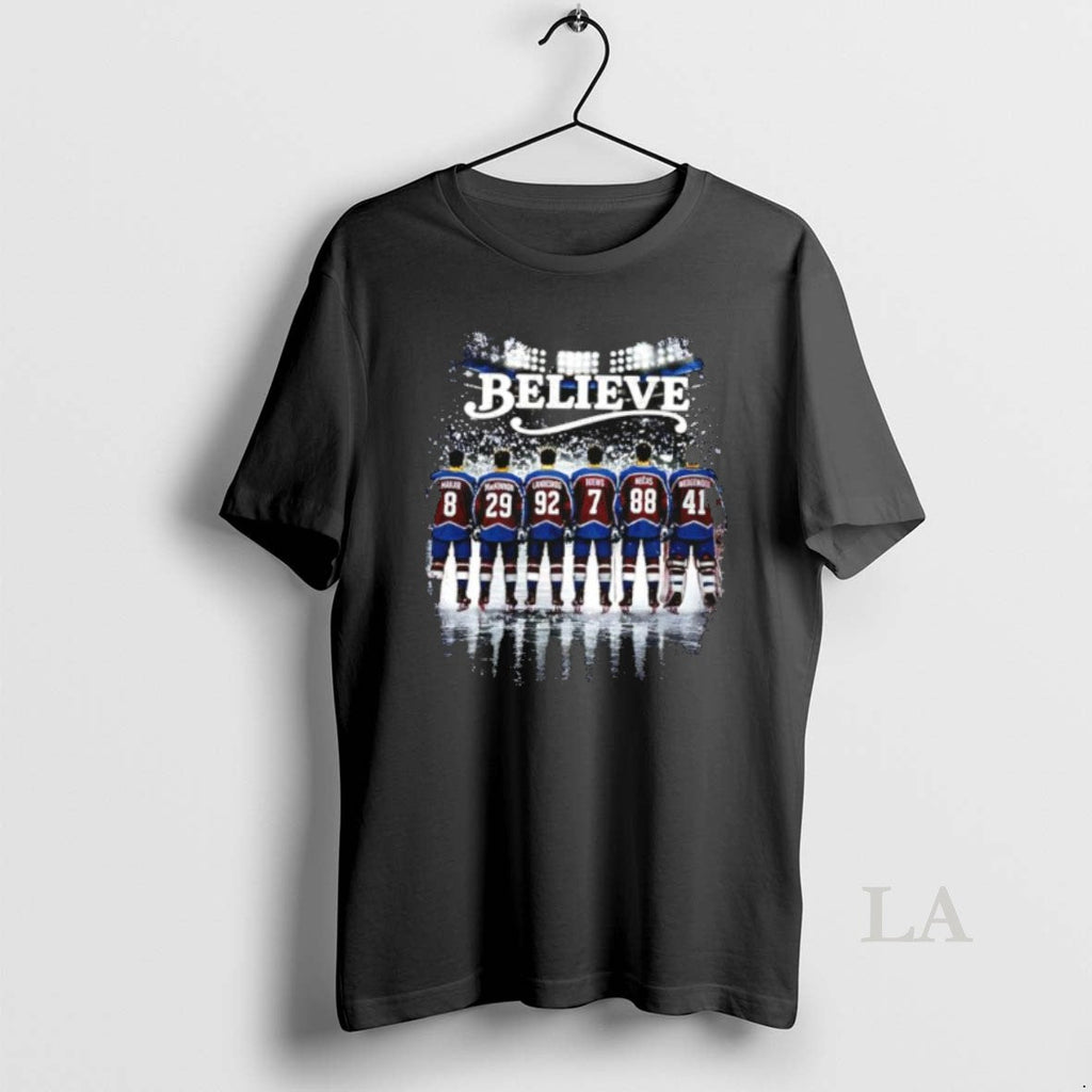 Original Colorado Avalanche Believe Hockey Players Stadium Unisex T-shirt, Sweatshirt, Hoodie, Long Sleeve Tee - T-Shirt, Sweatshirt, Hoodie