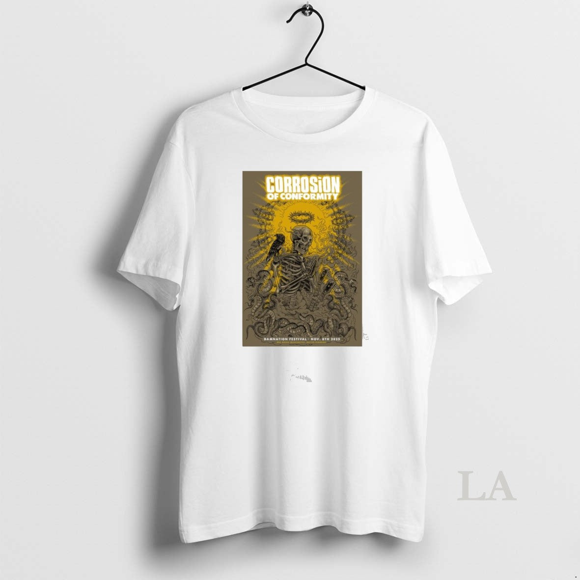 Original Corrosion Of Conformity At Bec Arena In Manchester Uk On Nov 8 2025 Unisex T-shirt, Sweatshirt, Hoodie, Long Sleeve Tee - T-Shirt, Sweatshirt, Hoodie