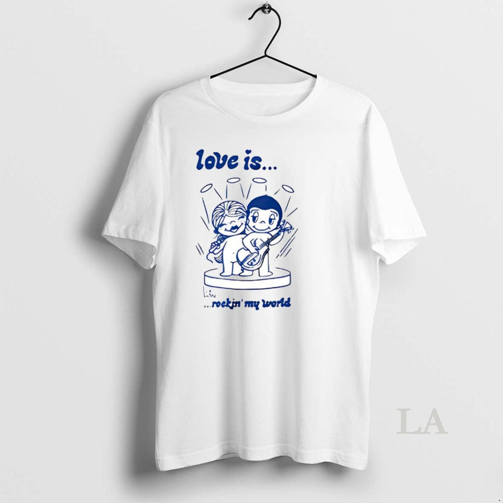 Original Couple Love Is Rockin My World T-Shirts, Hoodie, Sweatshirt - T-Shirt, Sweatshirt, Hoodie