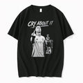 Original Cristiano Ronaldo Middle Finger Cry About It Al Nassr Champions 2026 Sarcastic Tshirts - T-Shirt, Sweatshirt, Hoodie