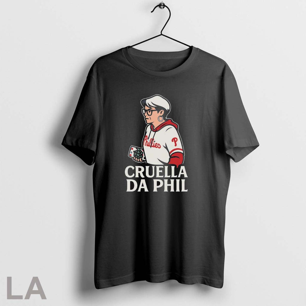 Original Cruella Da Phil Philadelphia Phillies Mlb Painting Unisex T-shirt, Sweatshirt, Hoodie, Long Sleeve Tee - T-Shirt, Sweatshirt, Hoodie