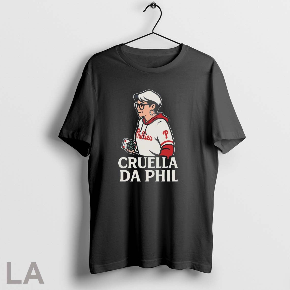 Original Cruella Da Phil Philadelphia Phillies Mlb Painting Unisex T-shirt, Sweatshirt, Hoodie, Long Sleeve Tee - T-Shirt, Sweatshirt, Hoodie