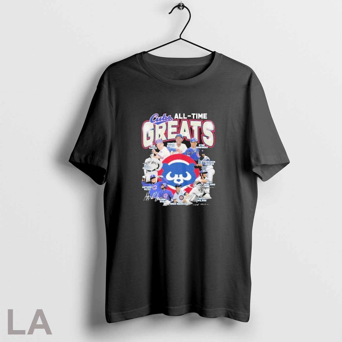 Original Cubs All Time Greats Team Player Signature Unisex T-shirt, Sweatshirt, Hoodie, Long Sleeve Tee - T-Shirt, Sweatshirt, Hoodie