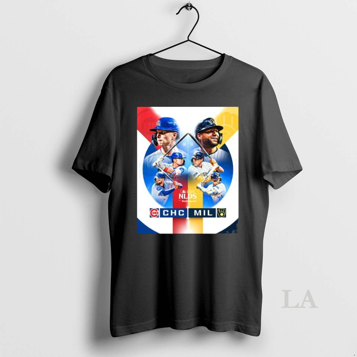 Original Cubs Vs Brewers Nlds 2025 Unisex T-shirt, Sweatshirt, Hoodie, Long Sleeve Tee - T-Shirt, Sweatshirt, Hoodie