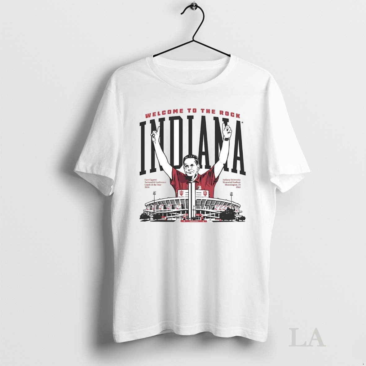 Original Curt Cignetti Welcome To The Rock Indiana Unisex T-shirt, Sweatshirt, Hoodie, Long Sleeve Tee - T-Shirt, Sweatshirt, Hoodie