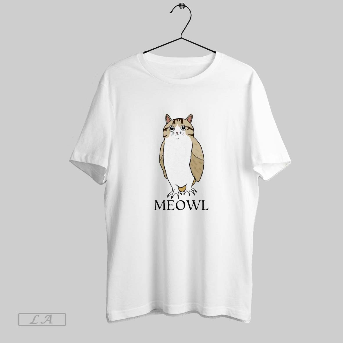 Original Cute Cat Owl Unisex T-shirt, Sweatshirt, Hoodie, Long Sleeve Tee - T-Shirt, Sweatshirt, Hoodie