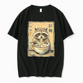 Original Cute Raccoon Eating Ramen Japanese Cuisine Tshirts Jpg Unisex T-shirt, Sweatshirt, Hoodie, Long Sleeve Tee - T-Shirt, Sweatshirt, Hoodie