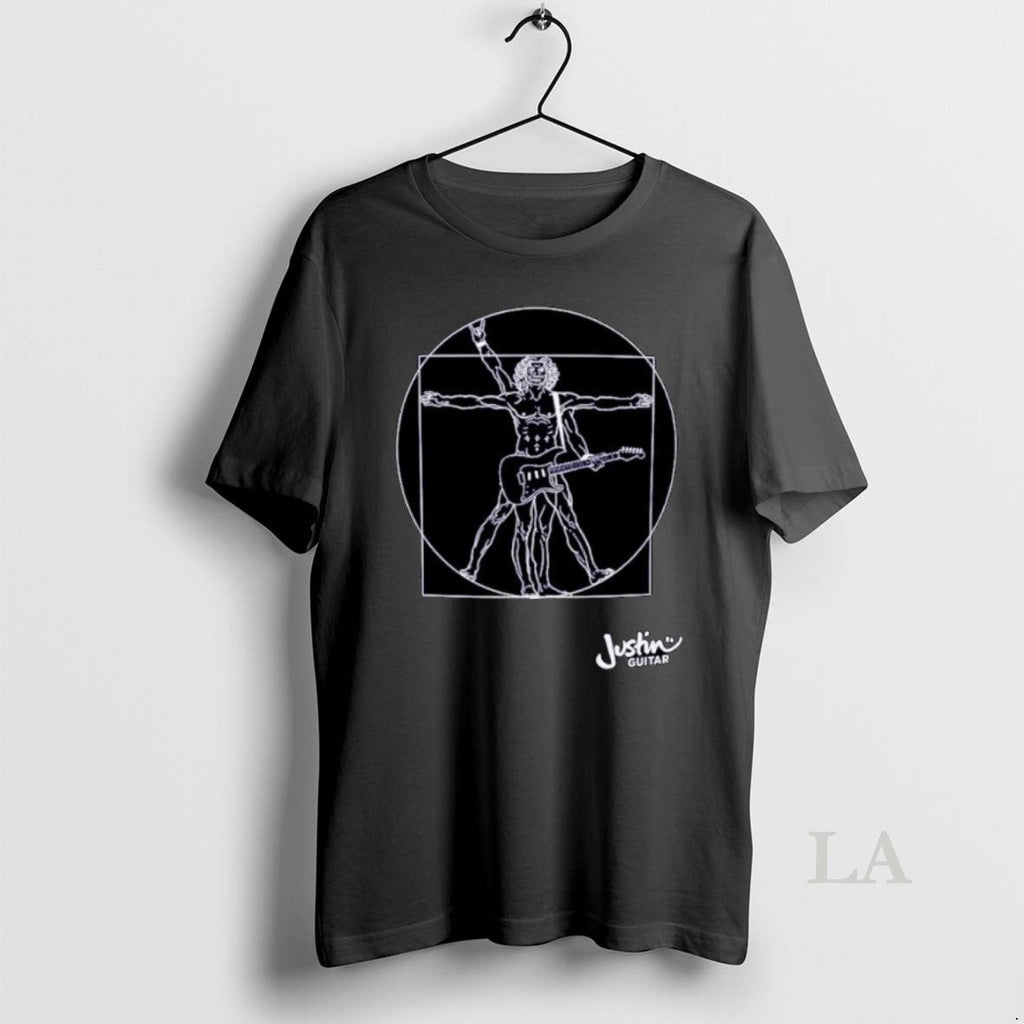 Original Da Vinci Guitar Ornaments Unisex T-shirt, Sweatshirt, Hoodie, Long Sleeve Tee - T-Shirt, Sweatshirt, Hoodie