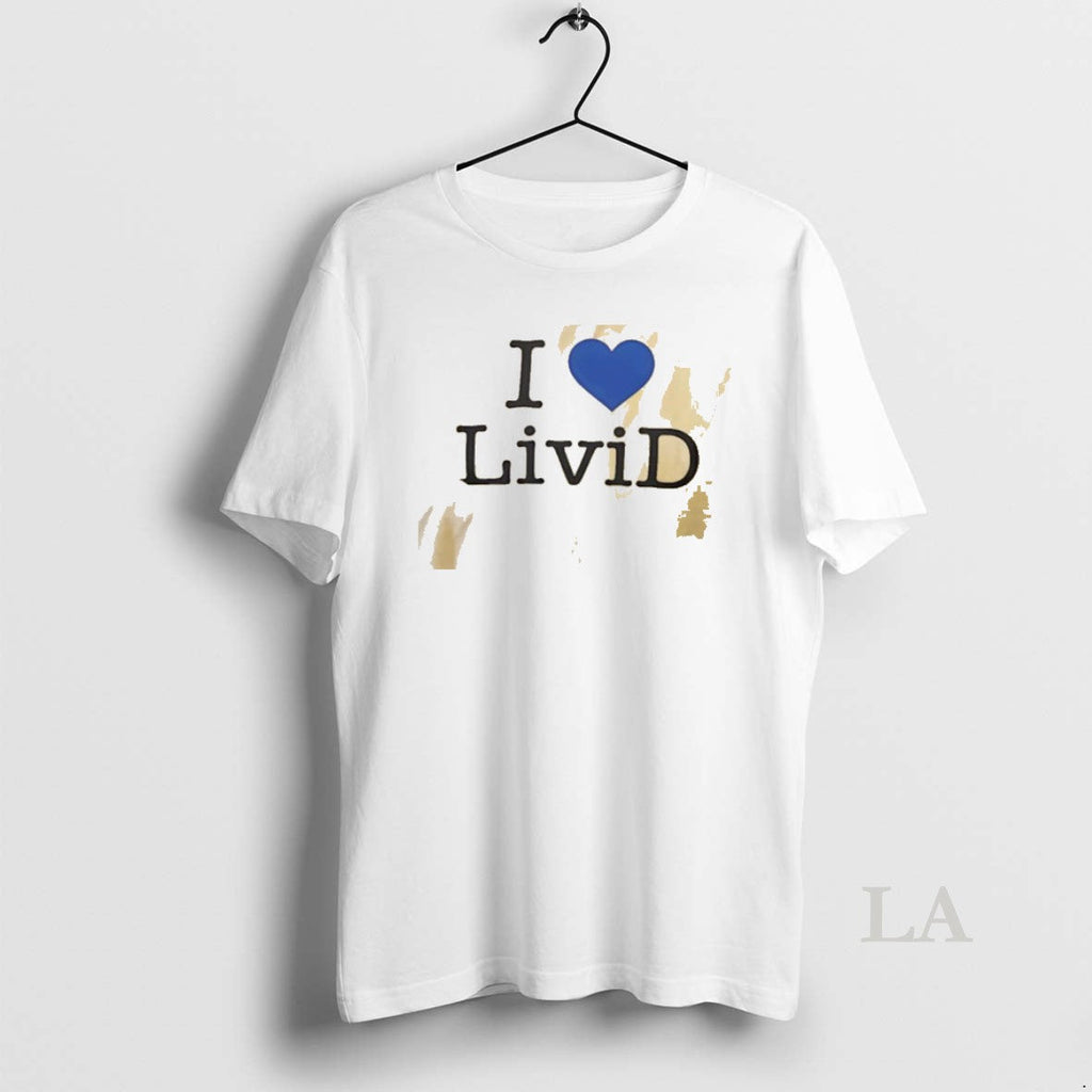 Original Dan Abrams Wearing I Love Livid Unisex T-shirt, Sweatshirt, Hoodie, Long Sleeve Tee - T-Shirt, Sweatshirt, Hoodie